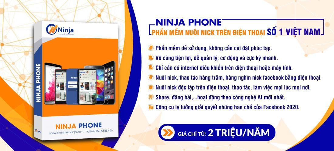 Phần mềm nuôi nick điện thoại thông minh Ninja Phone
