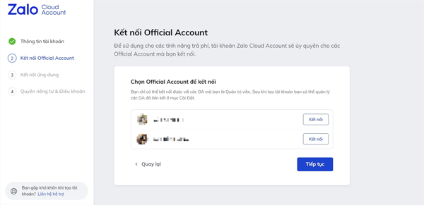 Hướng dẫn tạo tài khoản zalo business account