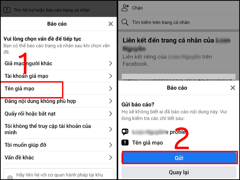 Người dùng báo cáo Fanpagn bạn spam hoặc chặn fanpage